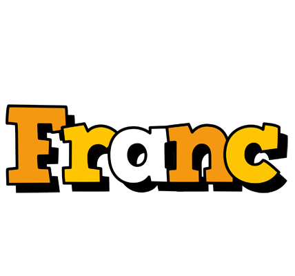Franc cartoon logo