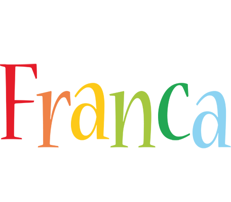 Franca birthday logo