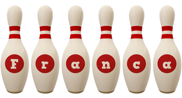 Franca bowling-pin logo