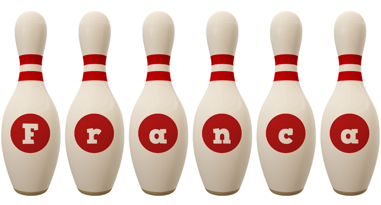 Franca bowling-pin logo