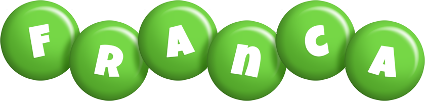 Franca candy-green logo