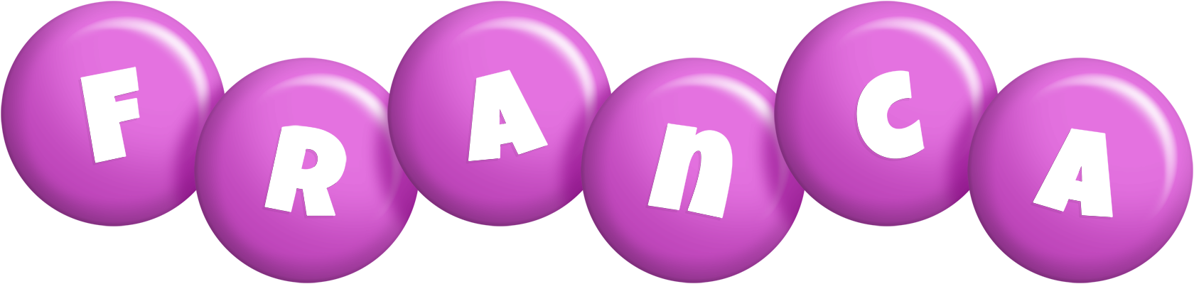 Franca candy-purple logo