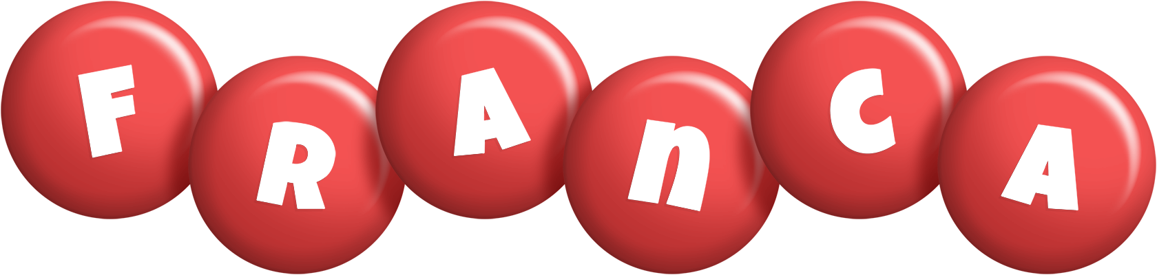 Franca candy-red logo