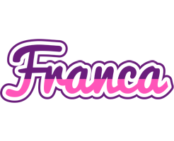 Franca cheerful logo