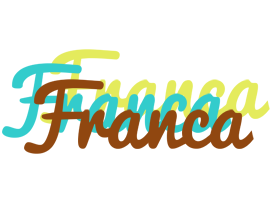 Franca cupcake logo