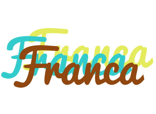 Franca cupcake logo