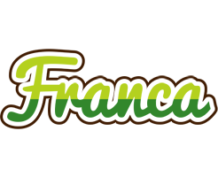 Franca golfing logo