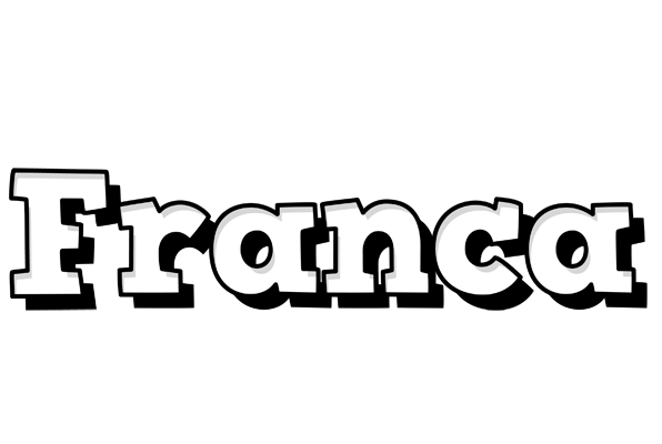 Franca snowing logo