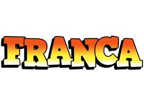 Franca sunset logo