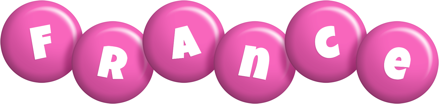 France candy-pink logo