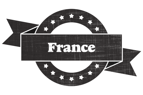 France grunge logo