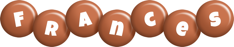Frances candy-brown logo