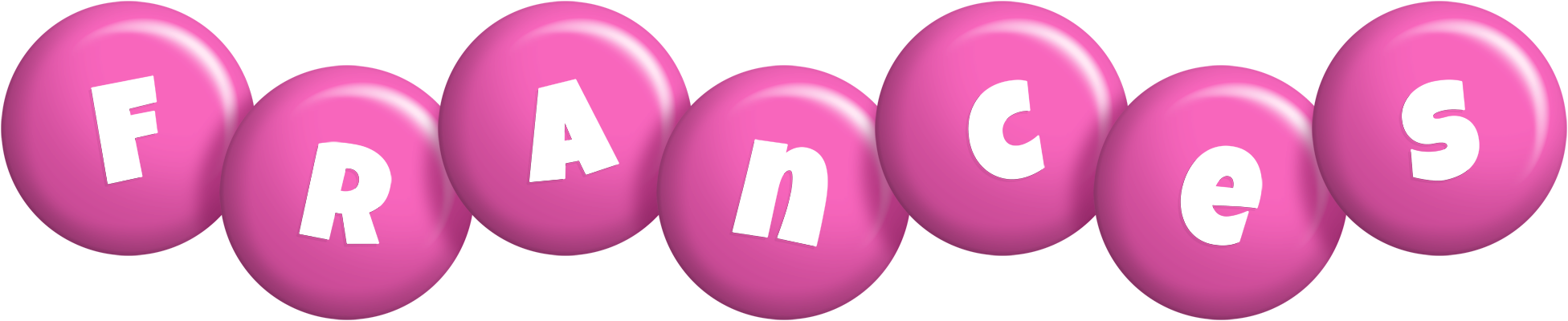 Frances candy-pink logo