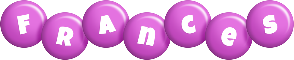 Frances candy-purple logo