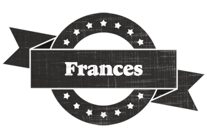 Frances grunge logo