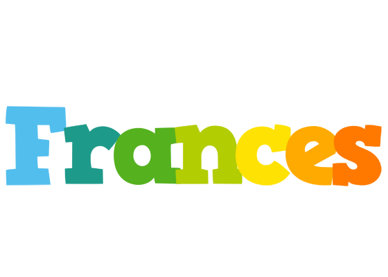 Frances rainbows logo