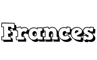 Frances snowing logo