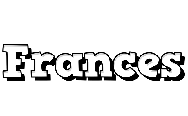 Frances snowing logo