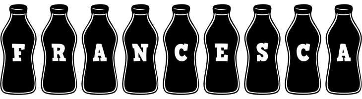 Francesca bottle logo