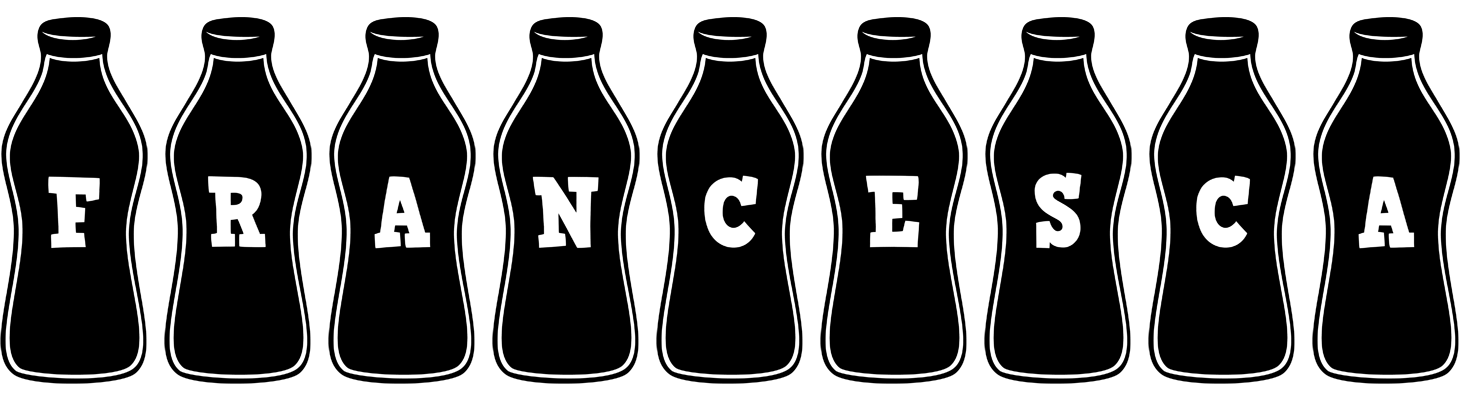 Francesca bottle logo