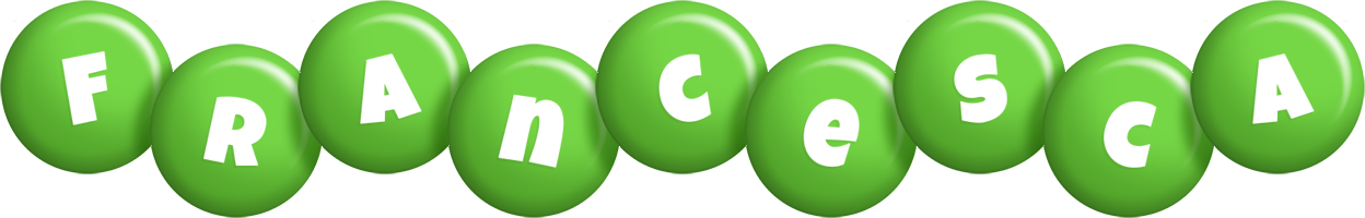 Francesca candy-green logo