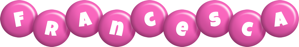 Francesca candy-pink logo