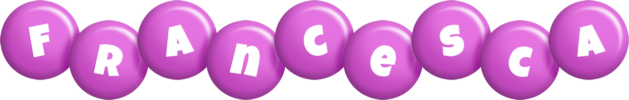 Francesca candy-purple logo