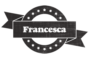 Francesca grunge logo