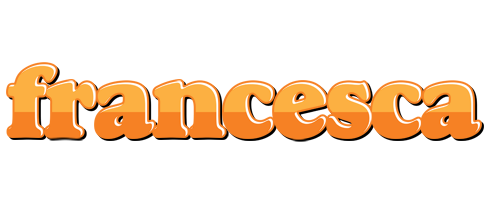 Francesca orange logo