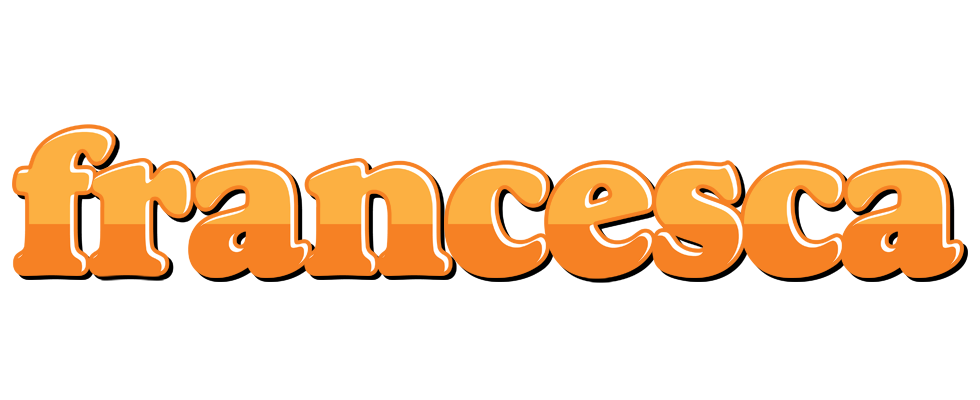 Francesca orange logo