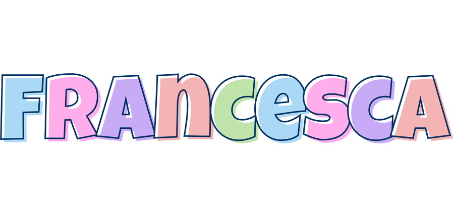 Francesca pastel logo