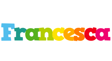 Francesca rainbows logo