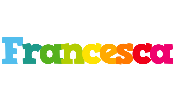 Francesca rainbows logo