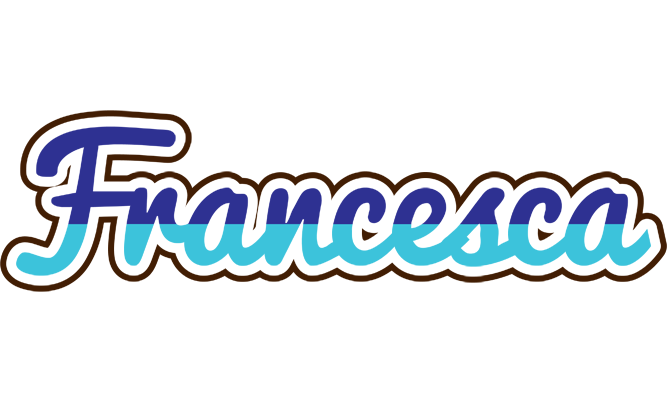Francesca raining logo