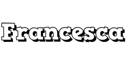 Francesca snowing logo