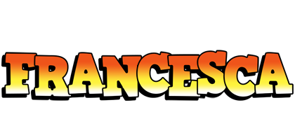 Francesca sunset logo
