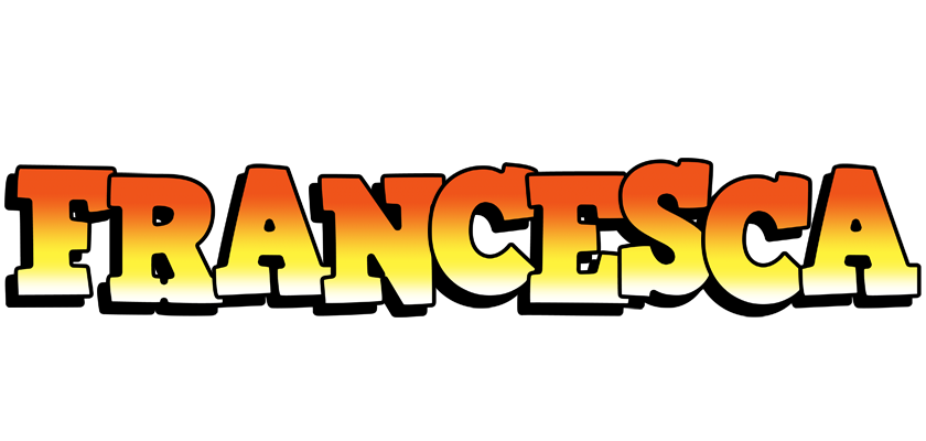 Francesca sunset logo