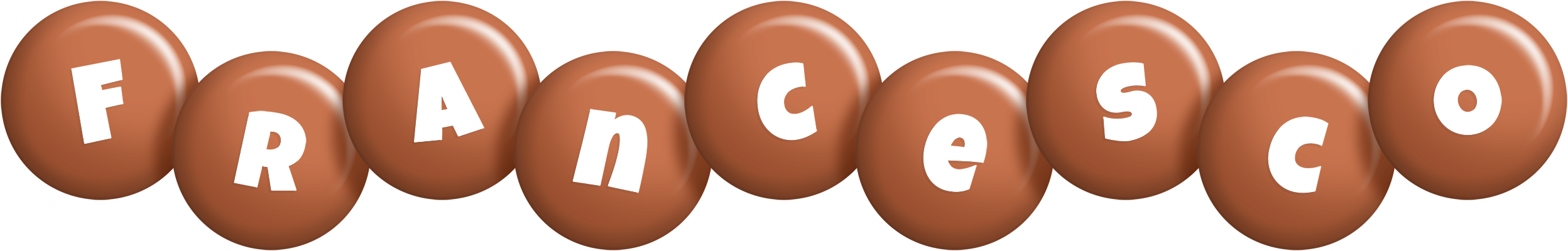 Francesco candy-brown logo