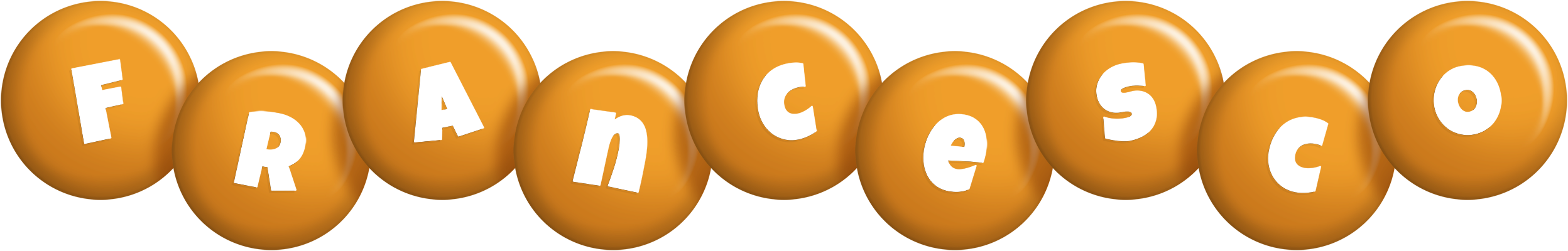 Francesco candy-orange logo