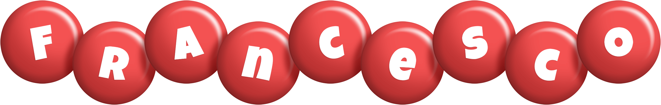 Francesco candy-red logo