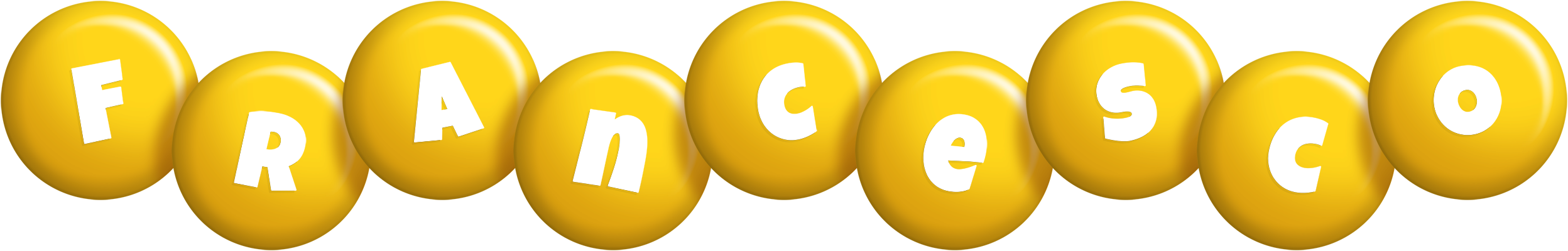 Francesco candy-yellow logo