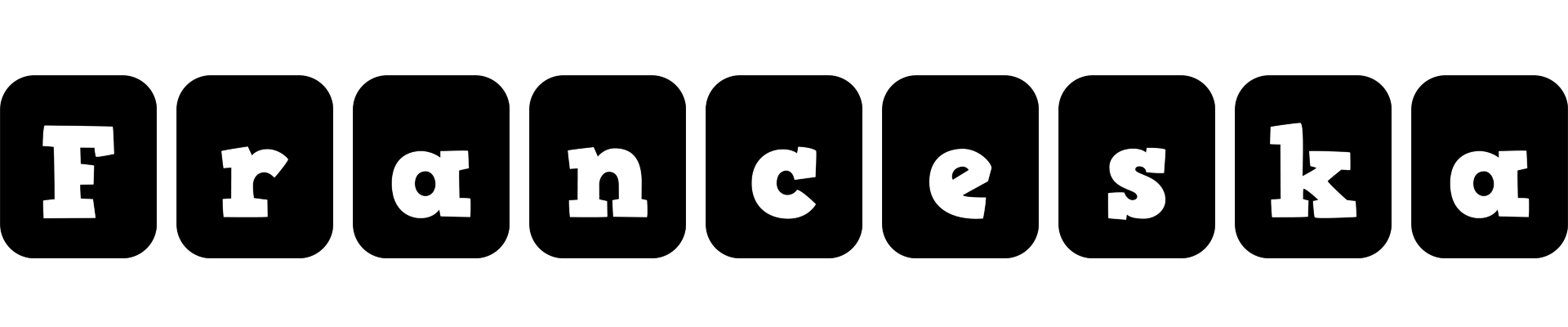 Franceska box logo