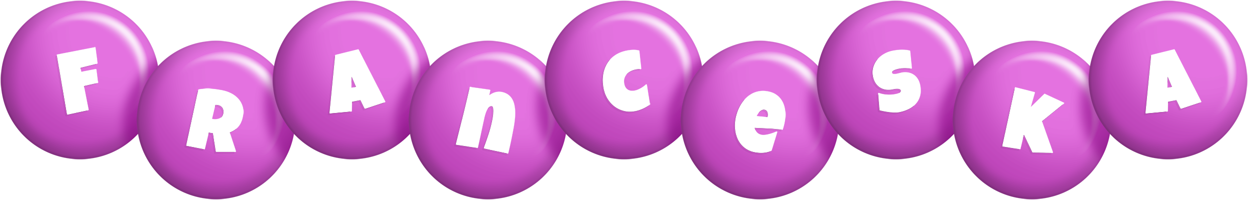 Franceska candy-purple logo