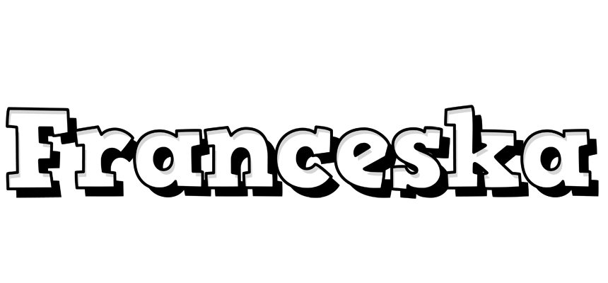 Franceska snowing logo