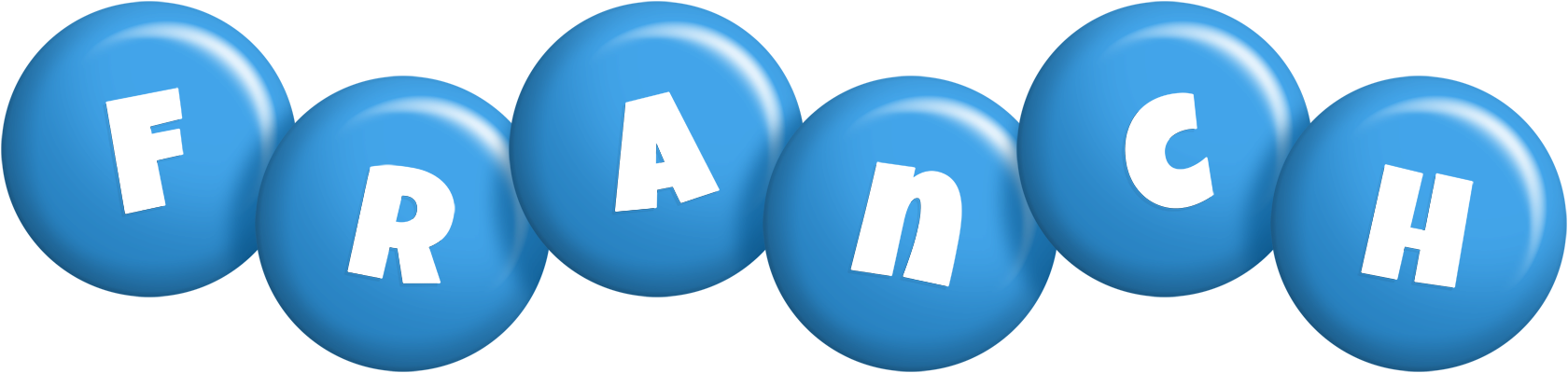 Franch candy-blue logo