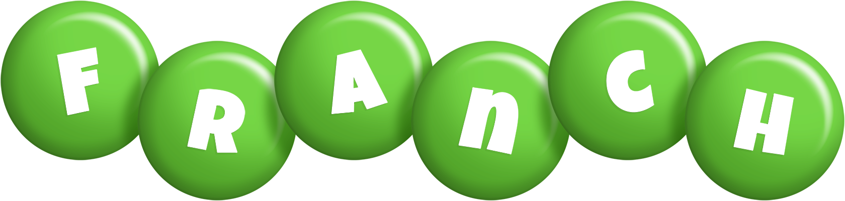 Franch candy-green logo