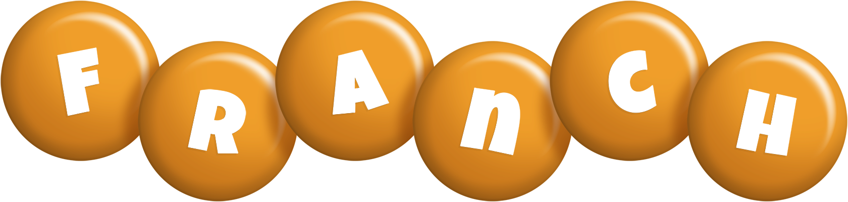 Franch candy-orange logo