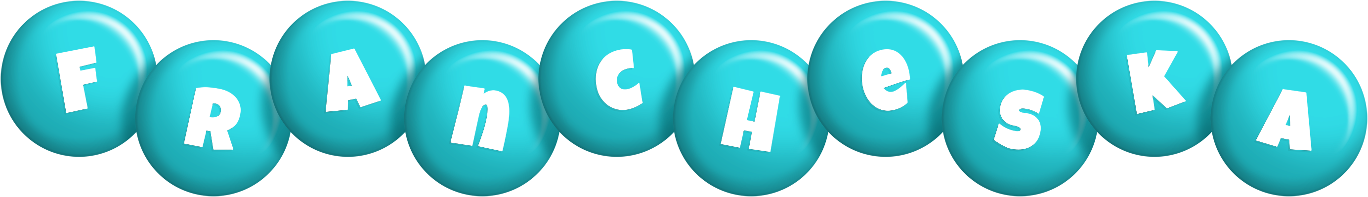 Francheska candy-azur logo