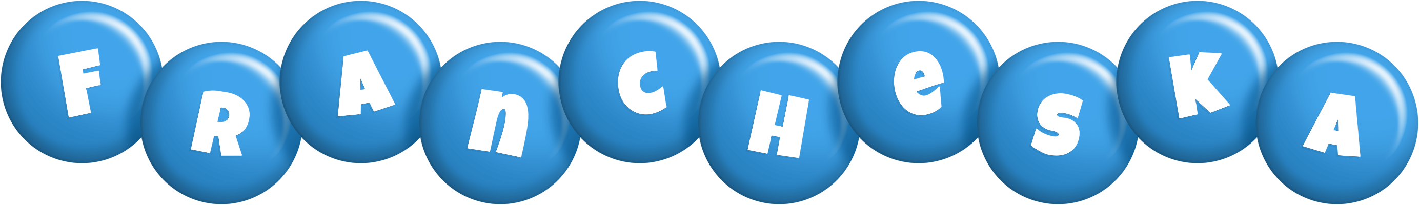 Francheska candy-blue logo