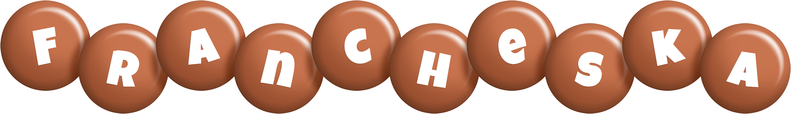 Francheska candy-brown logo